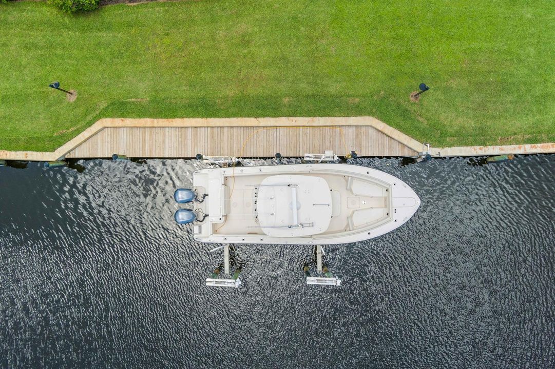 Overhead Pic of Boat Dock