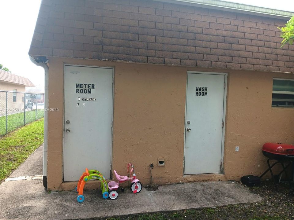 Meter Room & Laundry Room