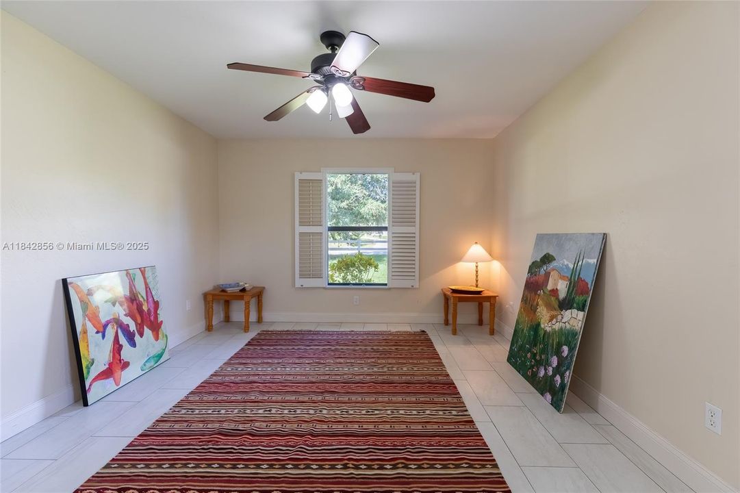 Master bedroom Corner master bedroom has 2 windows overlooking the back yard