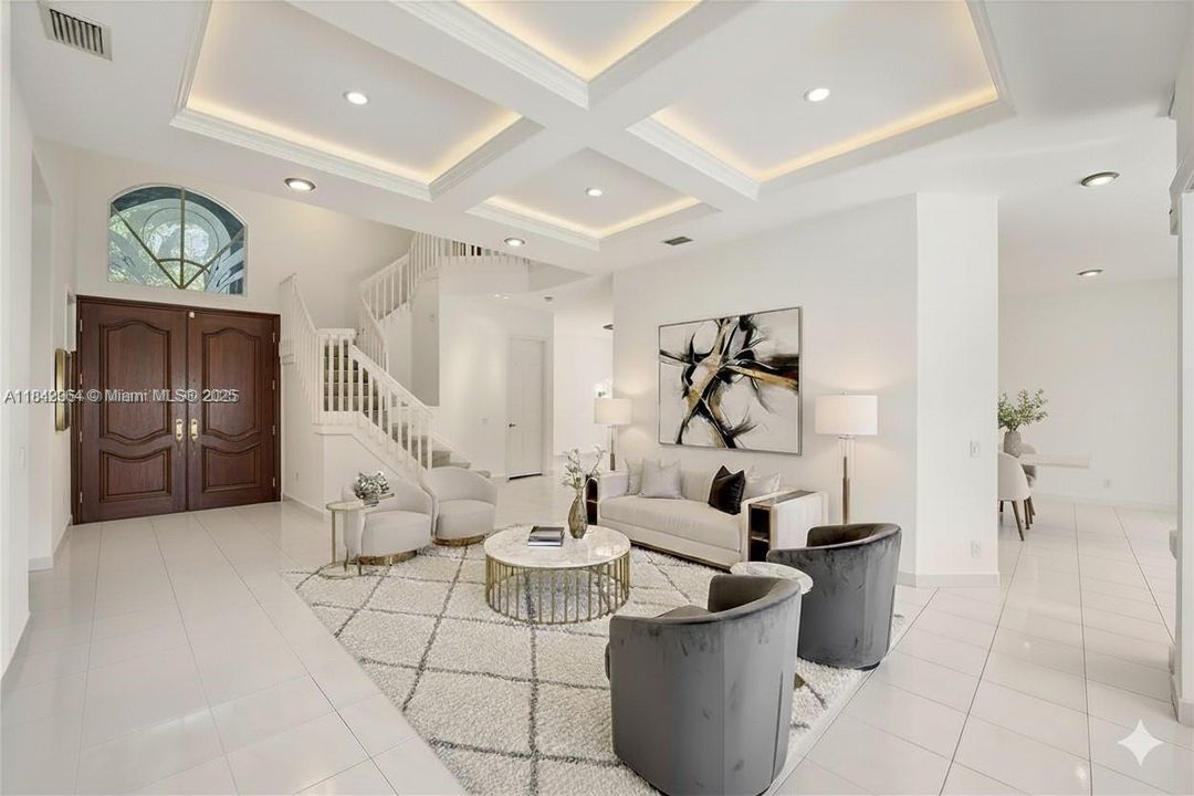 Virtual Staged Living Room