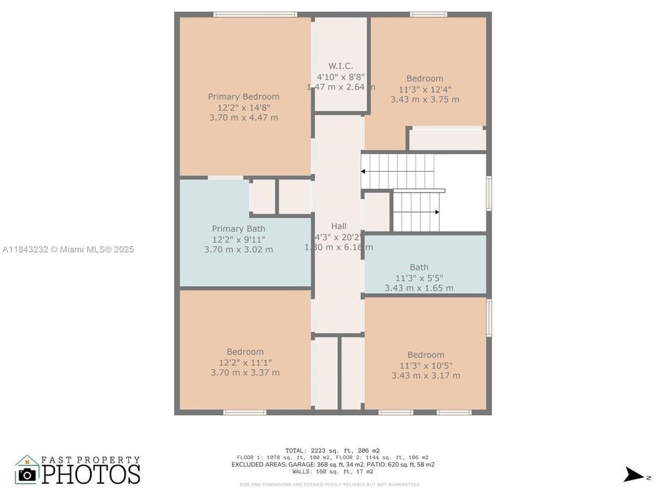 Active With Contract: $1,098,000 (4 beds, 2 baths, 2223 Square Feet)