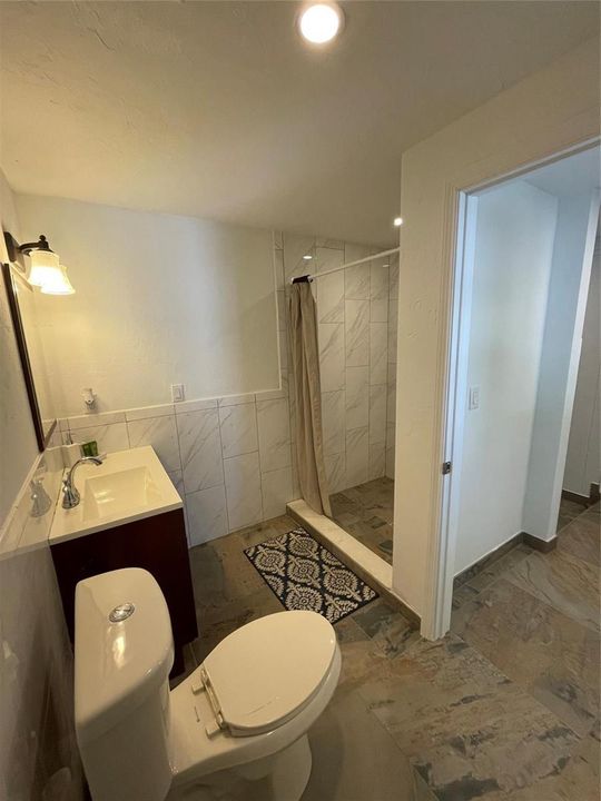 Bathroom off Laundry & Tack Room