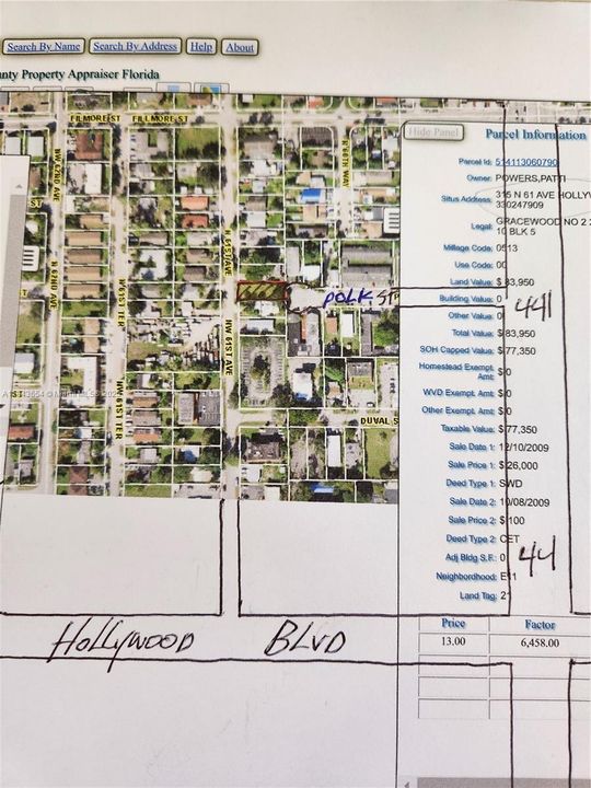 ACCESS STH 1 BLK  HLLYWD EAST POLK 441