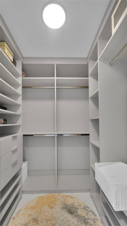 Primary walk-in closet