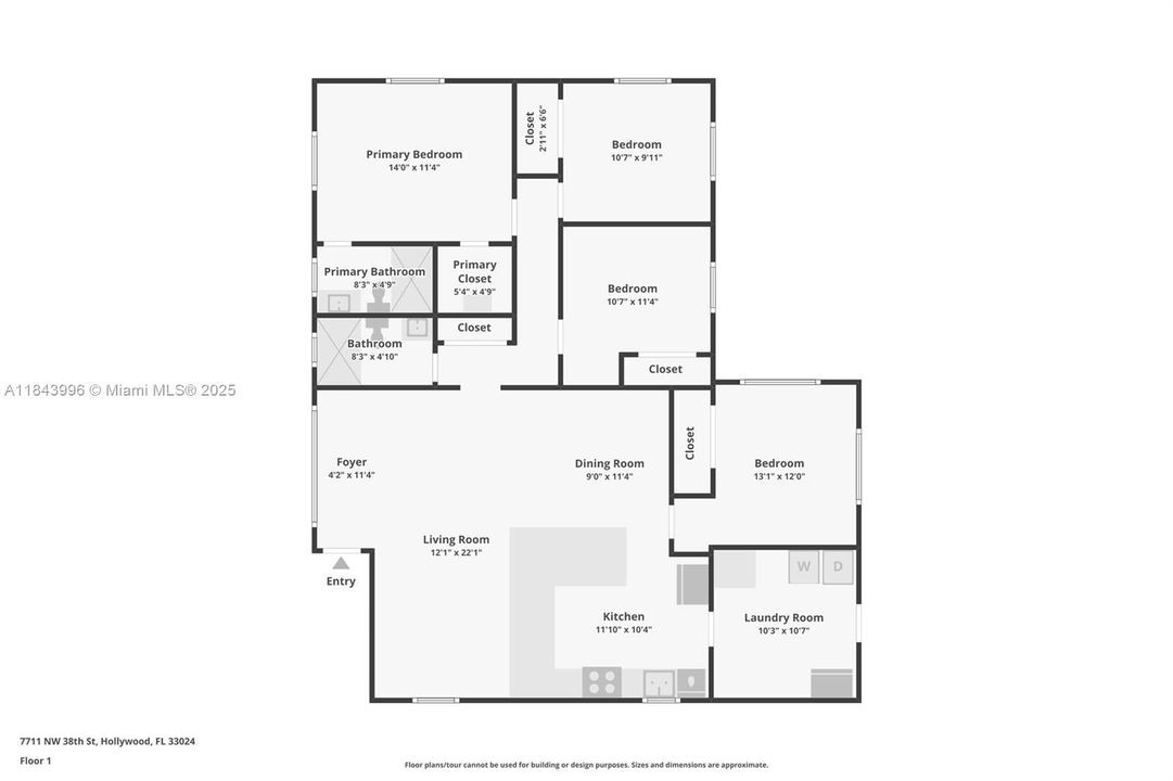 Недавно продано: $600,000 (4 спален, 2 ванн, 1495 Квадратных фут)