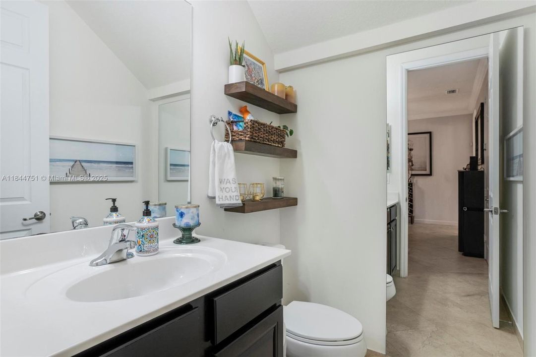 Half Bath on first floor