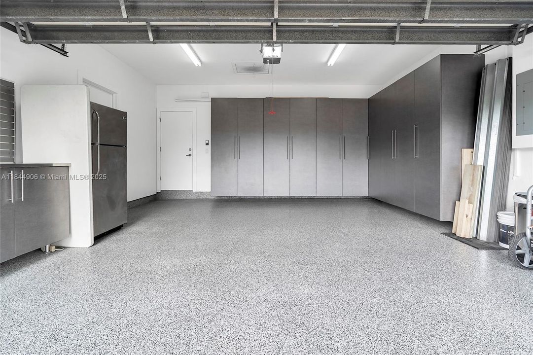 Custom Cabinets and Epoxy Flooring