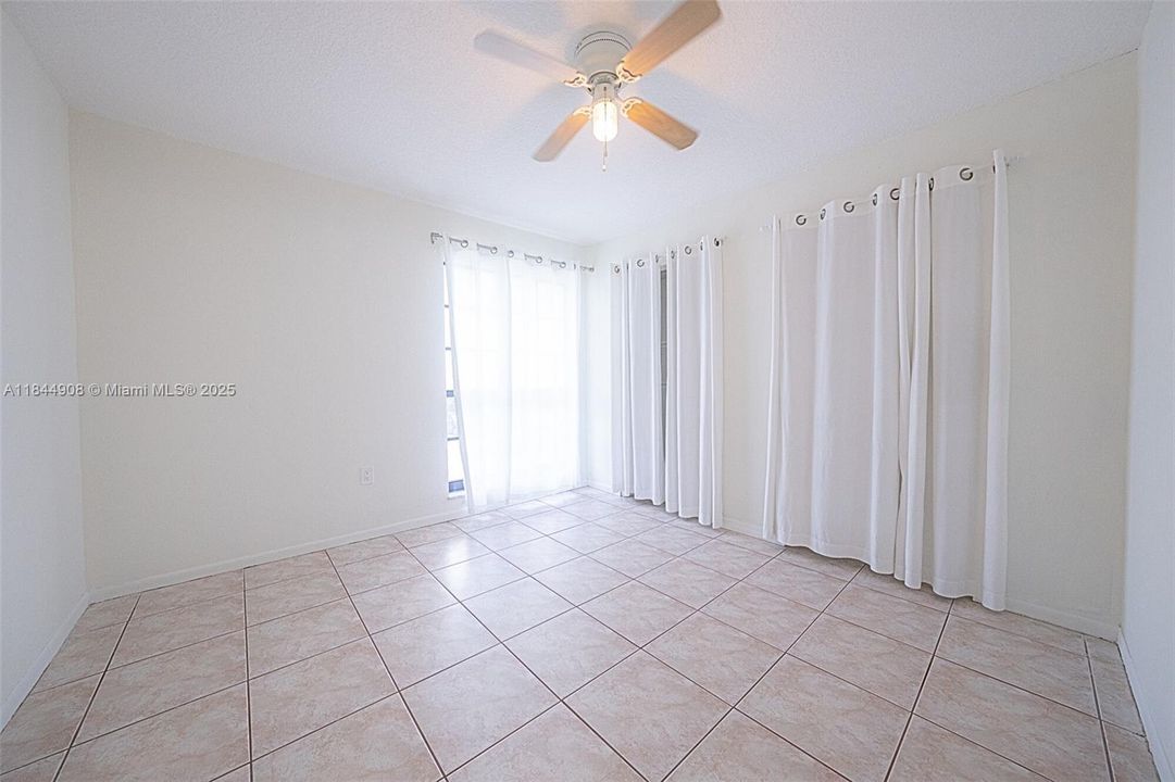 Primary bedroom, view of your parking space