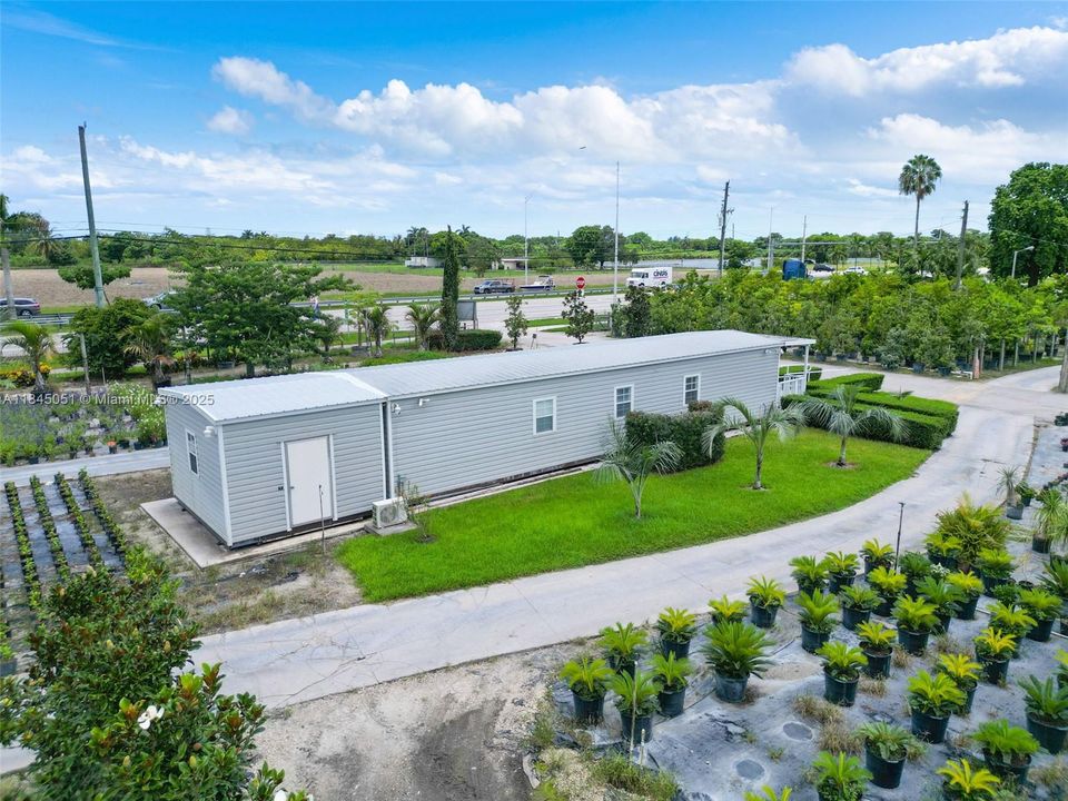 CONCRETE PATHWAYS FOR EASY ACCESS THRU THE GARDEN CENTER
