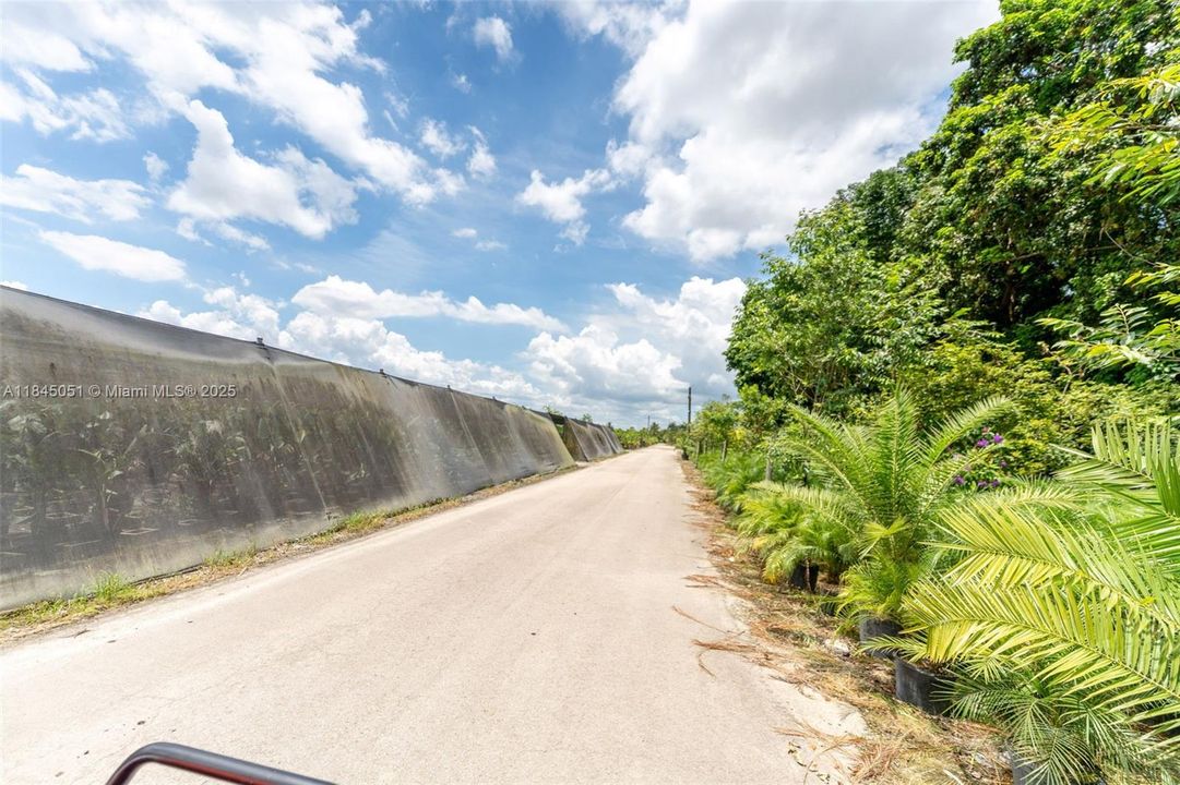 ROADWAYS THROUGHOUT THE PROPERTY