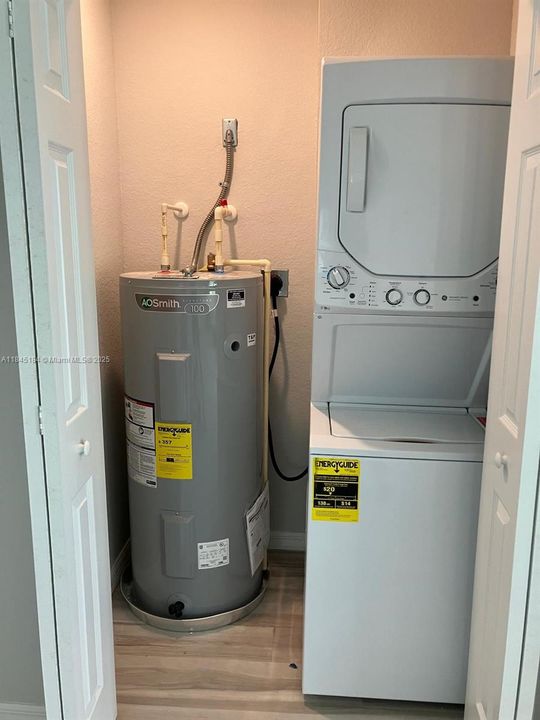 Washer and Dryer Laundry Room