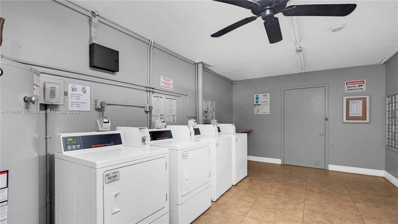 Laundry room just 2 doors down!