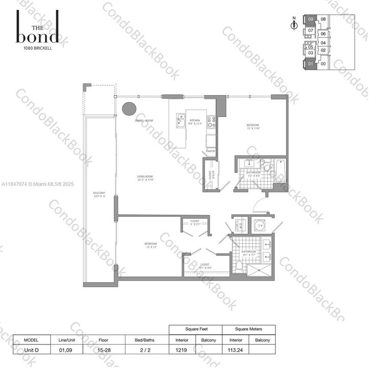 Recientemente alquilado: $5,500 (2 camas, 2 baños, 1134 Pies cuadrados)
