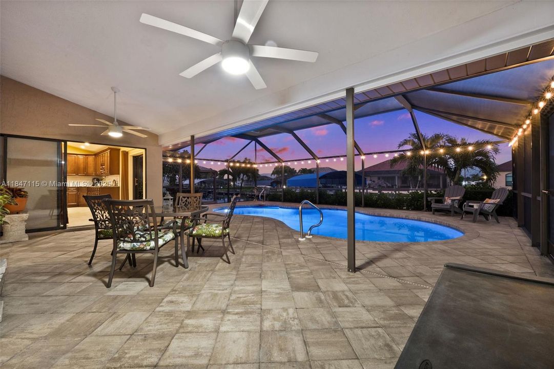 Indoor-outdoor entertaining is easy here!