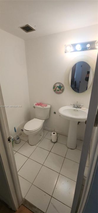 guest half bathroom so no one need to use your primary private bathroom