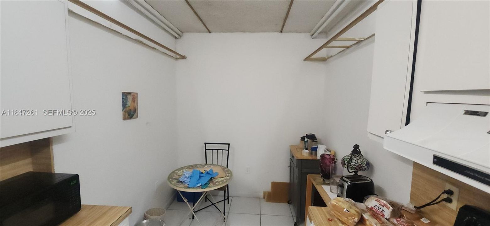 an in the kitchen area can be like dining room or whatever you want to make it