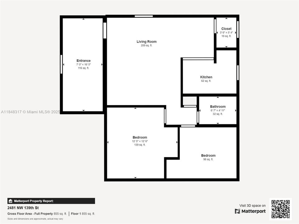 Active With Contract: $285,000 (2 beds, 1 baths, 864 Square Feet)