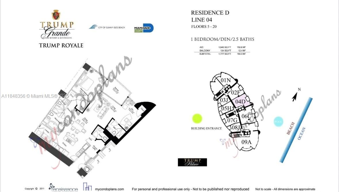 For Sale: $1,395,000 (2 beds, 2 baths, 1643 Square Feet)