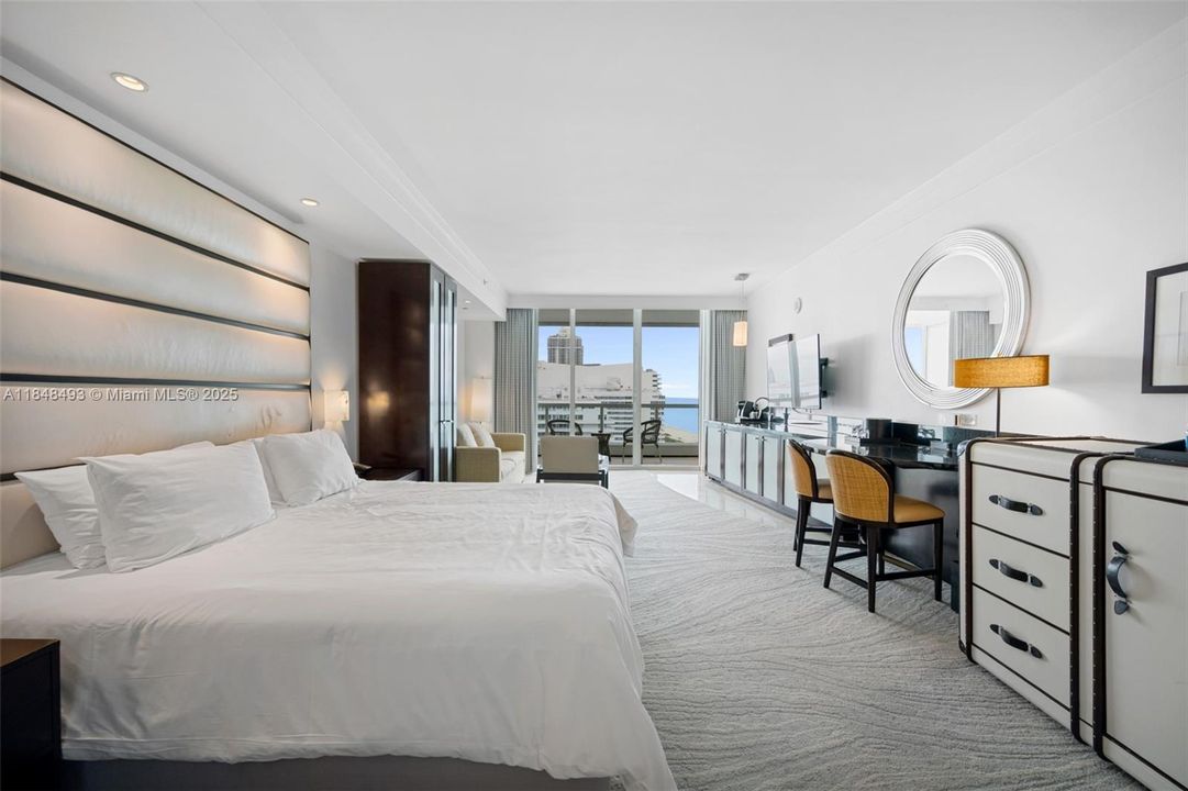 Gorgeous beach and pool views.