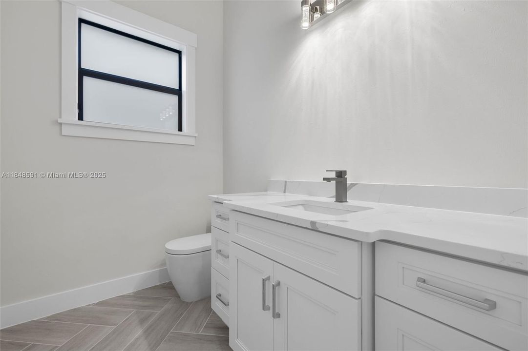 guest 1/2 bathroom main floor