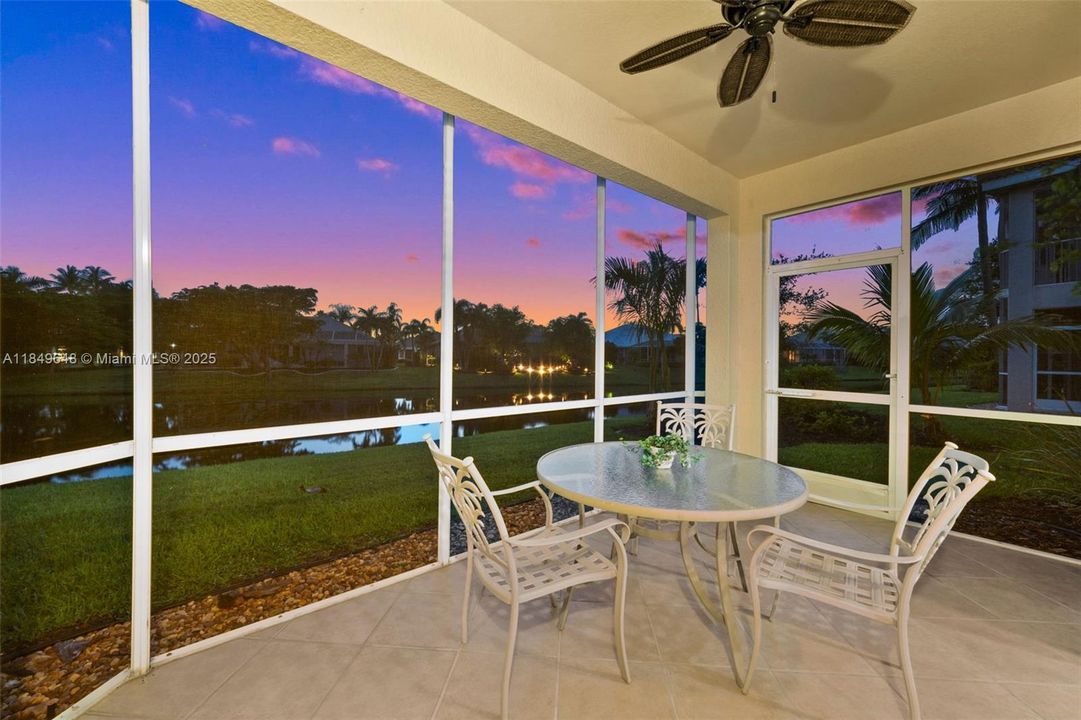 View from the Lanai in the Evening