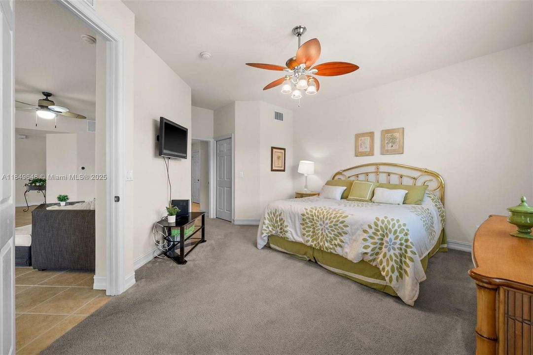 Master Bedroom with Walk in Closet