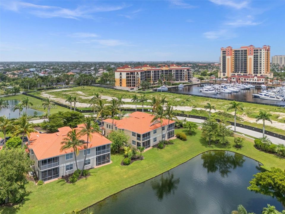 Aerial View of the back overlooking Cape Harbour