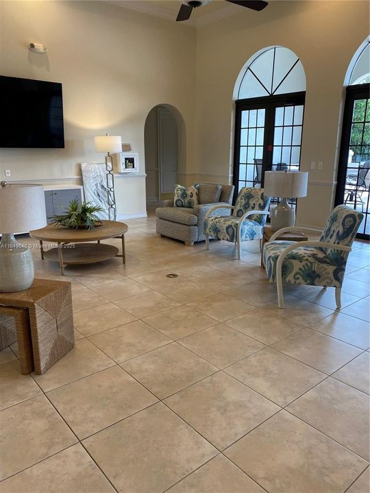 Inside the Recreation Center