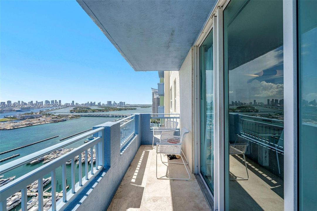 Northwest balcony 1 view