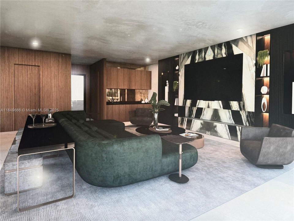 Theater Room Rendering