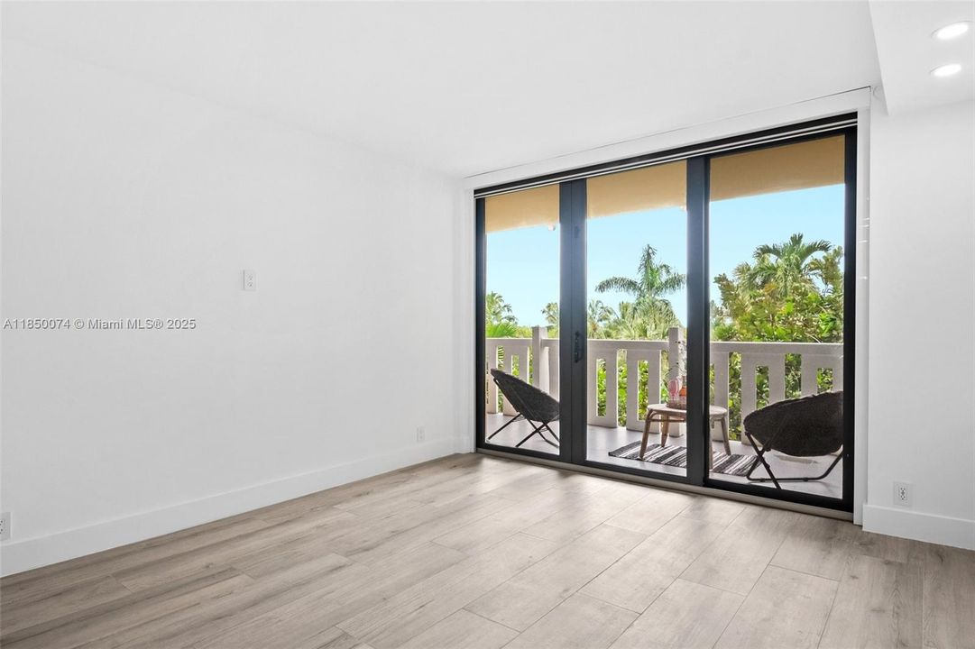 New high impact floor-to-ceiling windows and sliding doors.