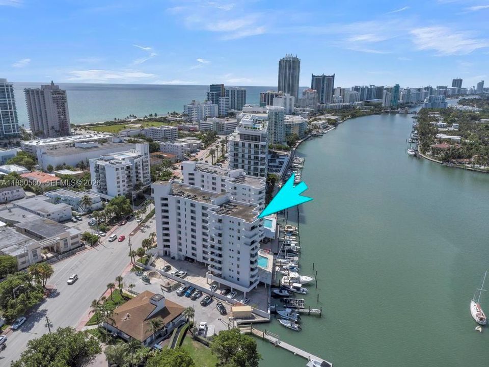 Design Idea - Virtually Staged.6830 Indian Creek Drive, Unit #6D, Miami Beach, FL 33141.  Indian Creek Club & Marina Condo North.