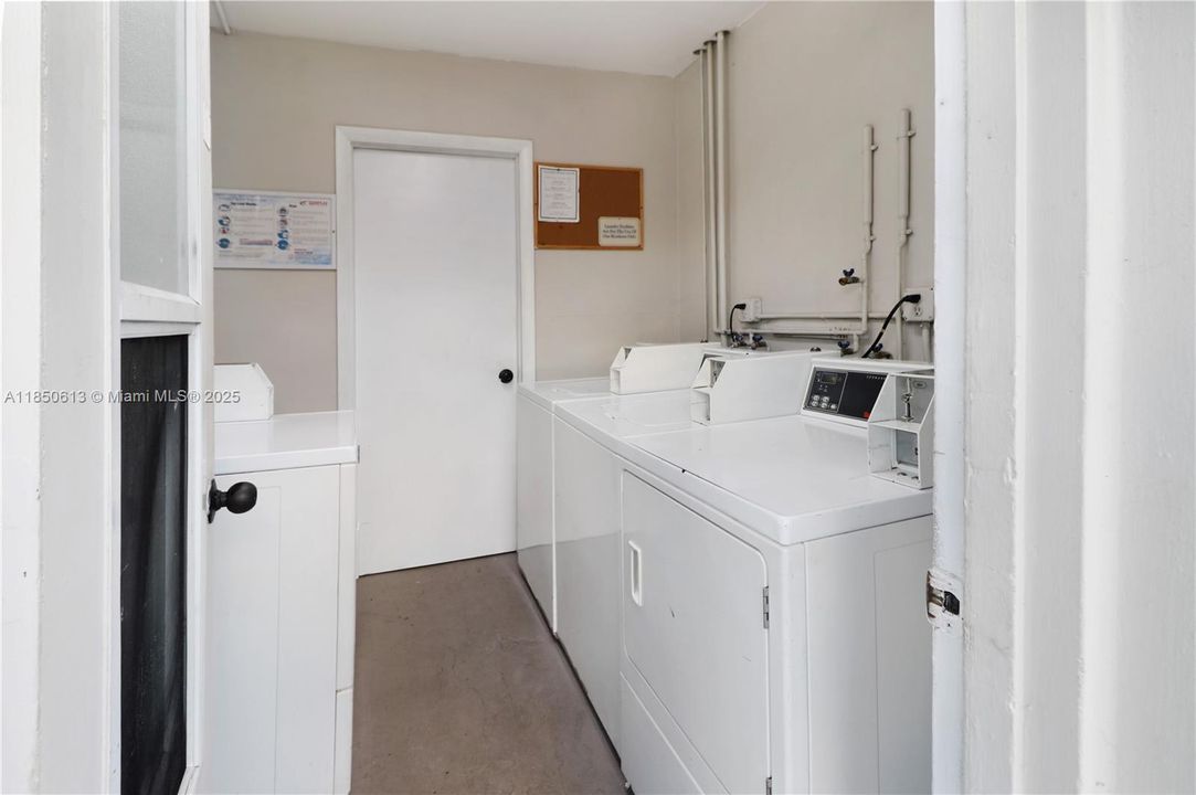 Laundry facilities on premises