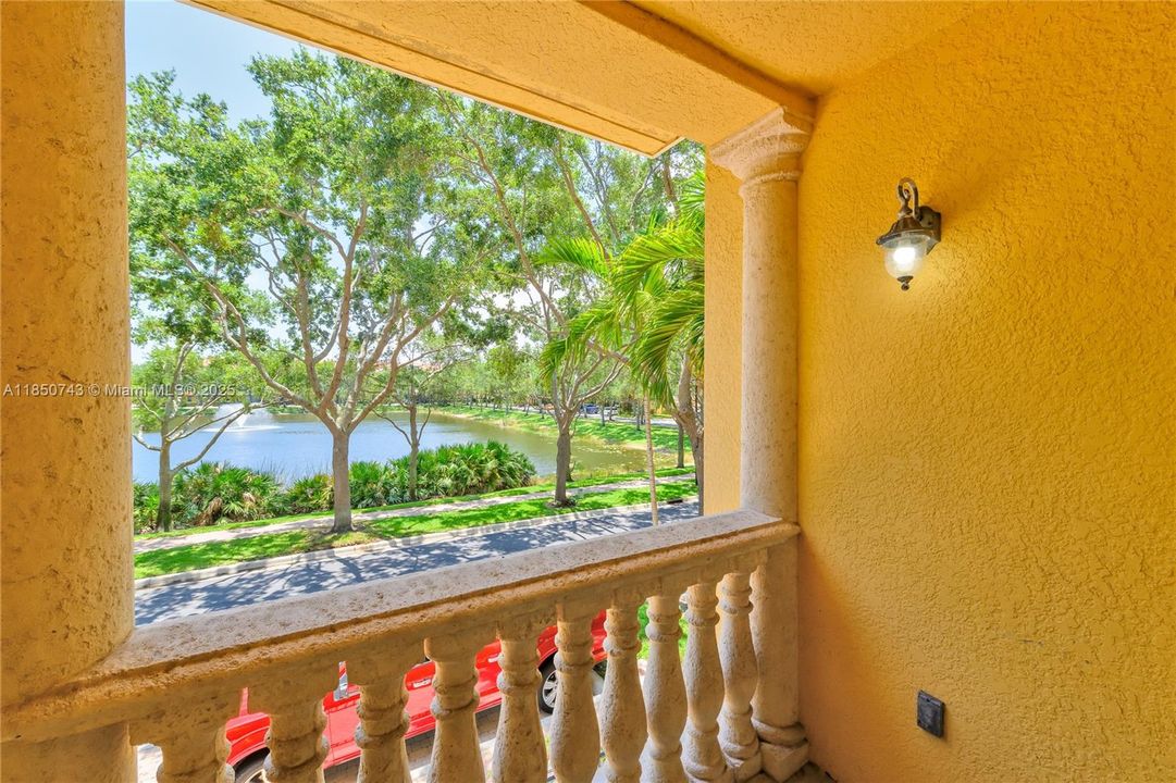 2nd Story Balcony Facing Lake