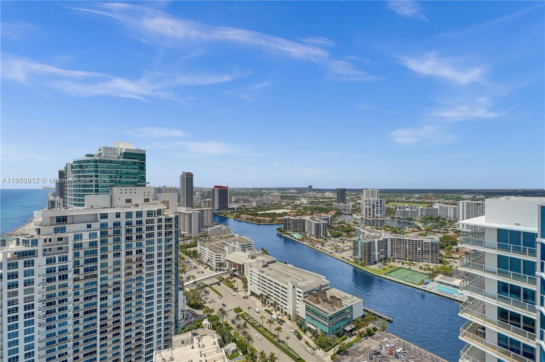 Views from balcony for living room and third bedroom