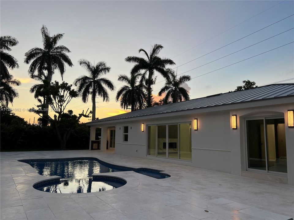 Actual Sunset Picture - not enhanced.