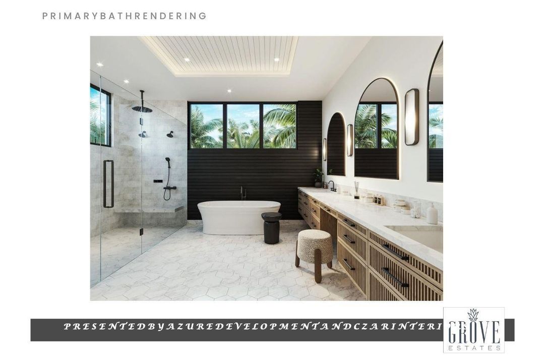 Oasis Farmhouse Primary Bath