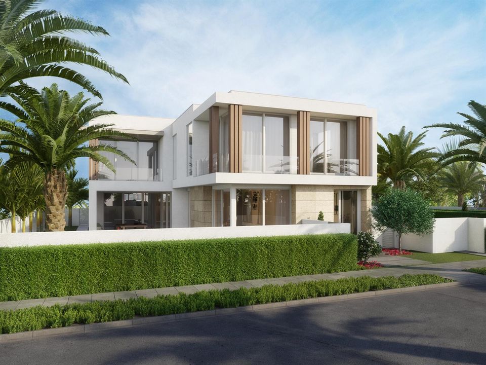 Oasis Modern - Front Elevation (lot 1 &