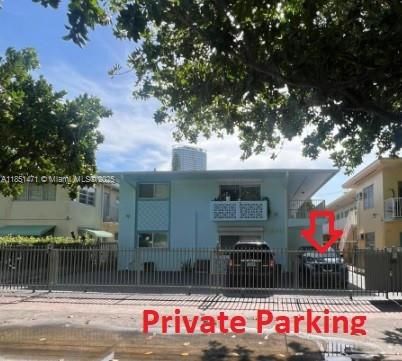 Private fenced parking
