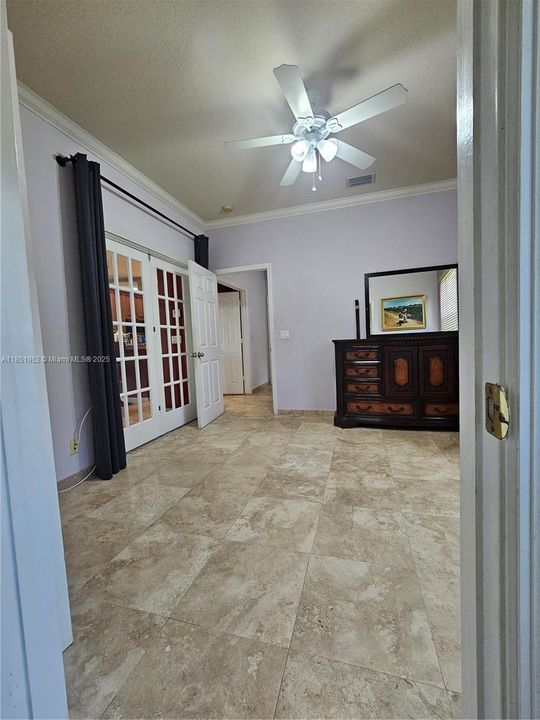 Bedroom #3 Ensuite with tub, walk-in closet, French doors