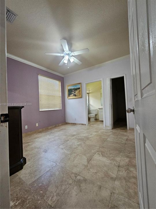 Bedroom #3 Ensuite with tub, walk-in closet, French doors