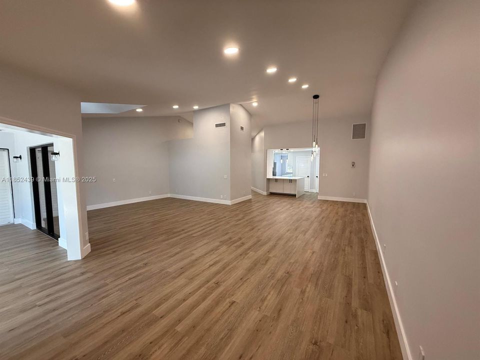 Open floor - Living /Family and Dinning room