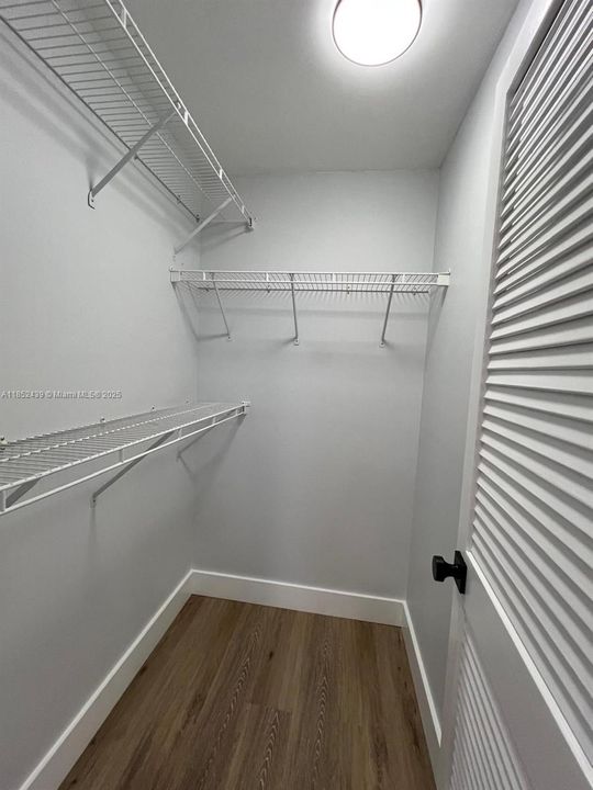 Walking closet on the 2nd bedroom