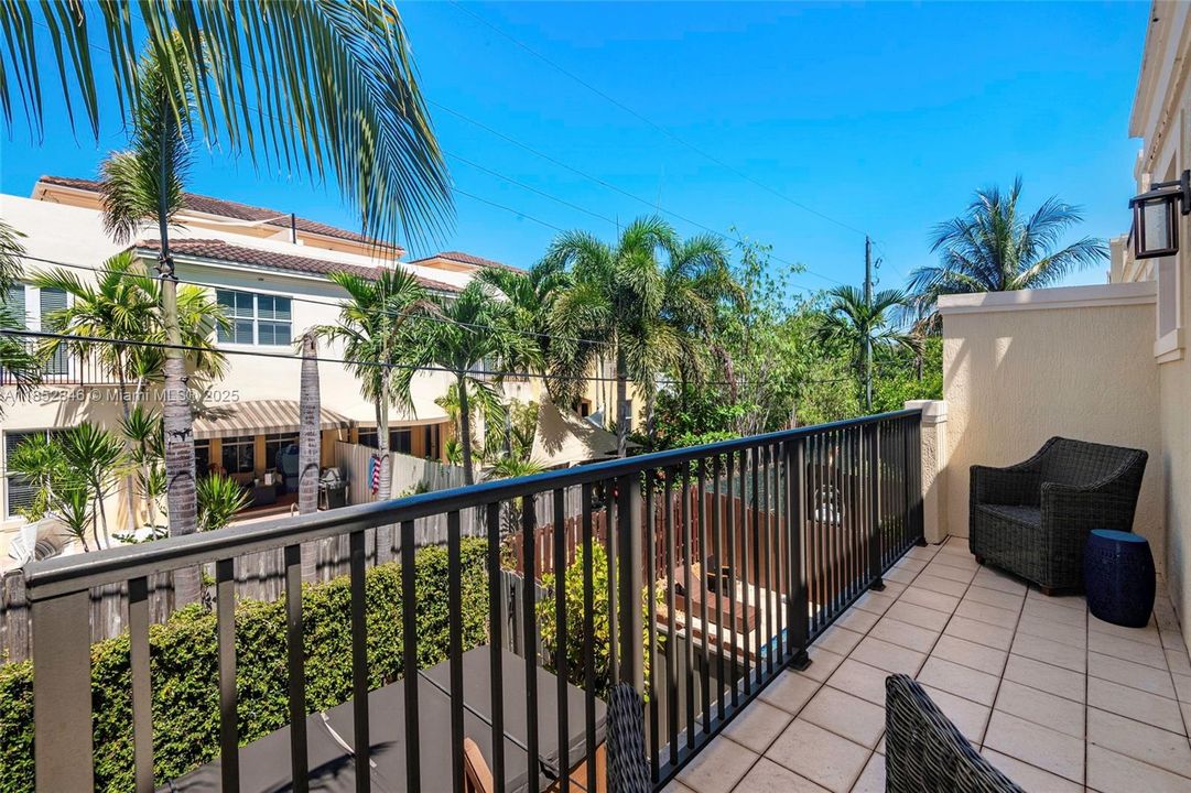 Primary bedroom balcony