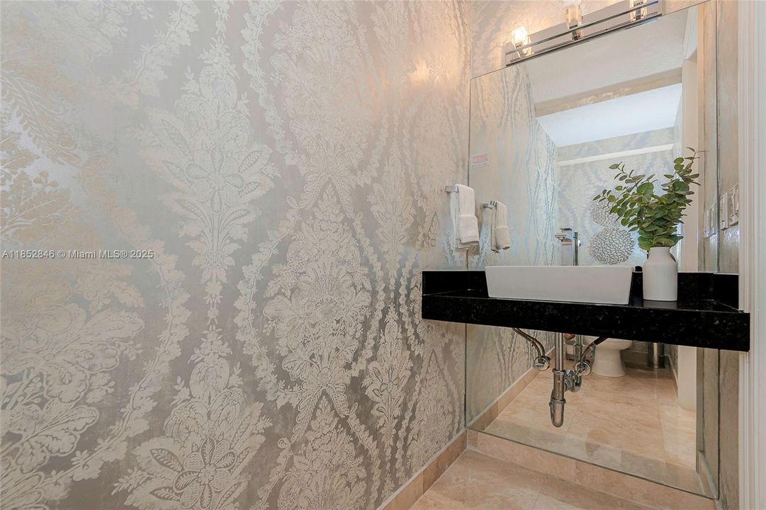 1st floor powder room