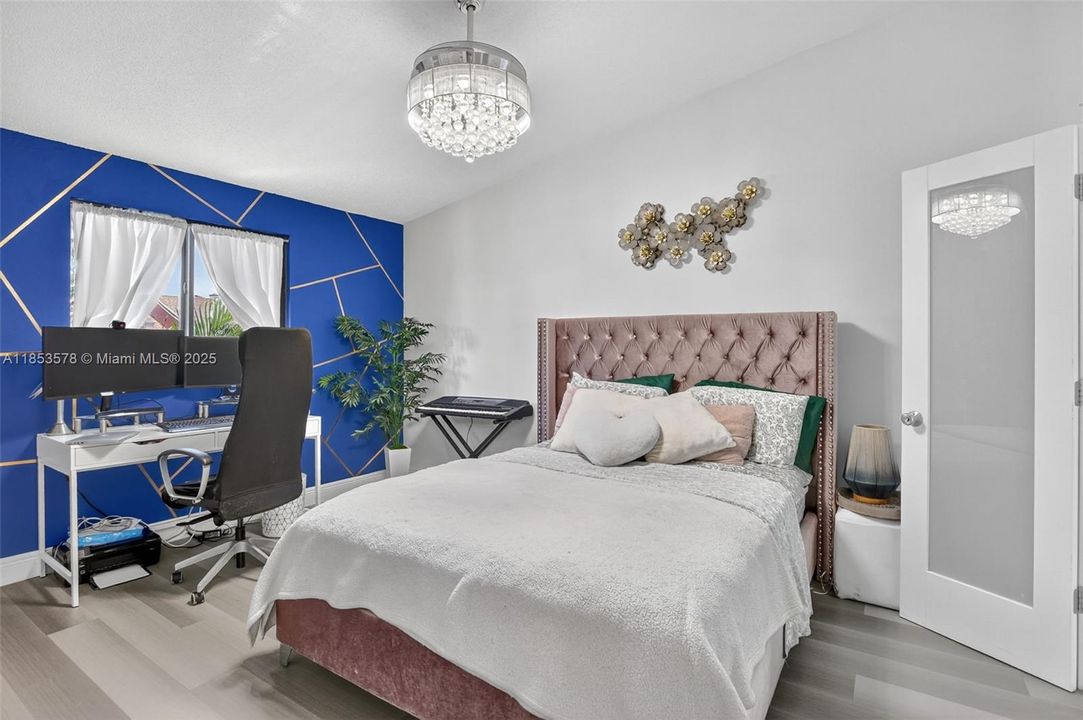 Light fixture opens up to a high speed fan!