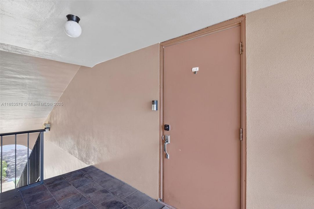 Camera security lock and semi-private staircase