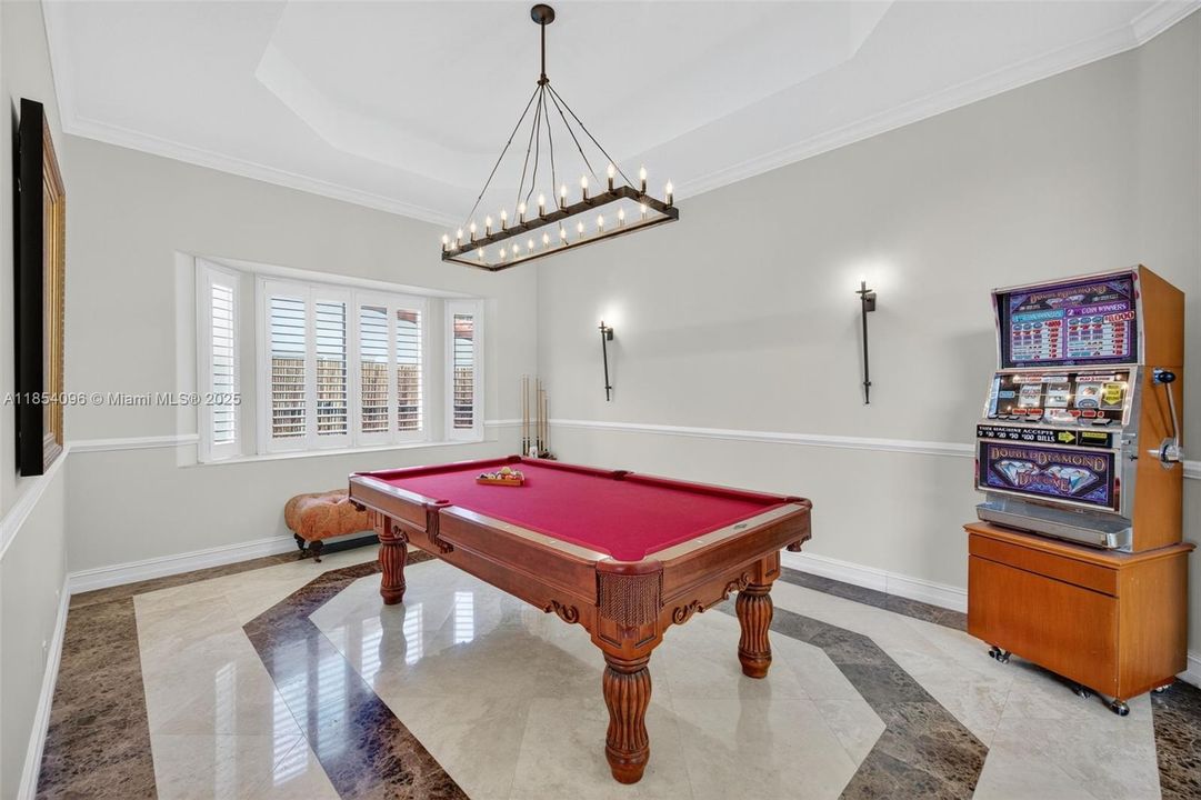 Being used as game room