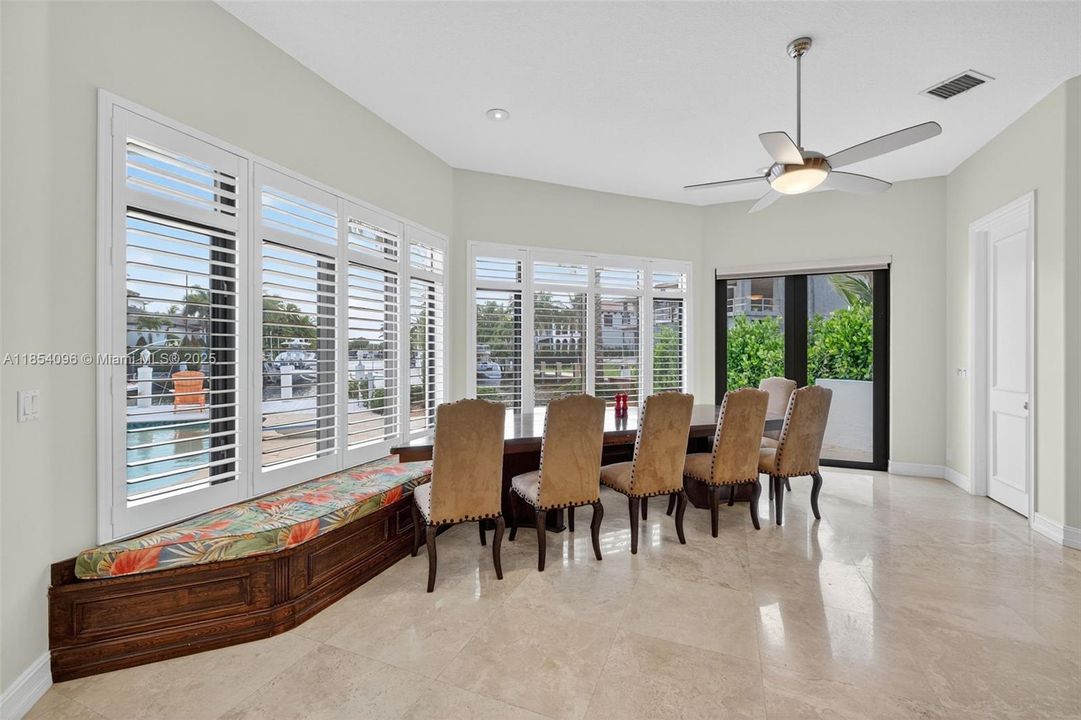 Being used as dining area