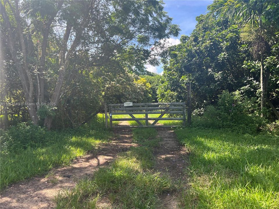 Front entrance to Compound